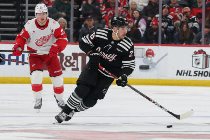 NHL: Detroit Red Wings at New Jersey Devils