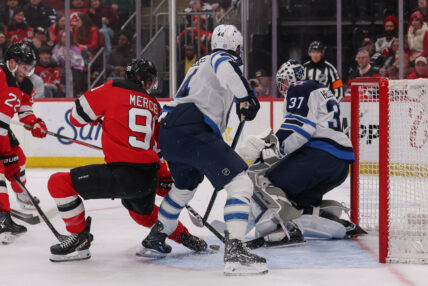 NHL: Winnipeg Jets at New Jersey Devils